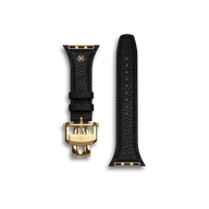 Ремешок для Apple Watch - Зернистая кожа - Чёрный