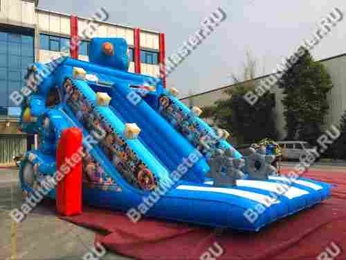 Надувная горка "Весёлый робот" 8*6*7 м