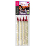 Настольный фонтан для торта Fontanna tortowa золотой 4шт 17,5см 60 секунд