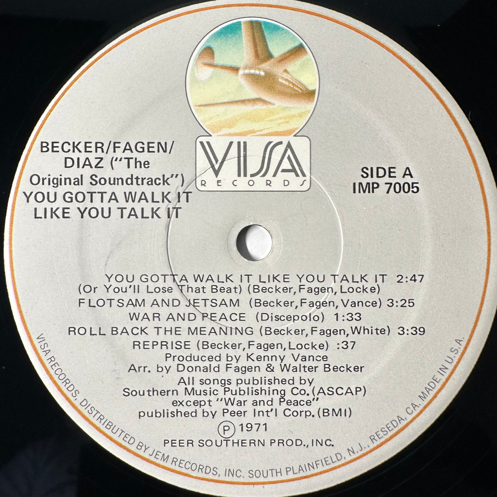 Donald Fagen, Walter Becker, Denny Diaz ‎– You Gotta Walk It Like You Talk It (США 1978г.)