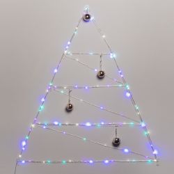 Светодиодная новогодняя гирлянда Intro Holiday INNR-02M нить мультиколор 10 м 100 microled IP20 3AA