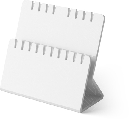 Подставка акриловая для серег/подвесок/18 прорезей/2 яруса