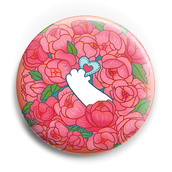 Магнит круглый "Мое сердце"