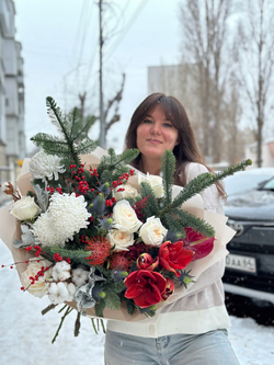Зимний букет «Лунный свет»
