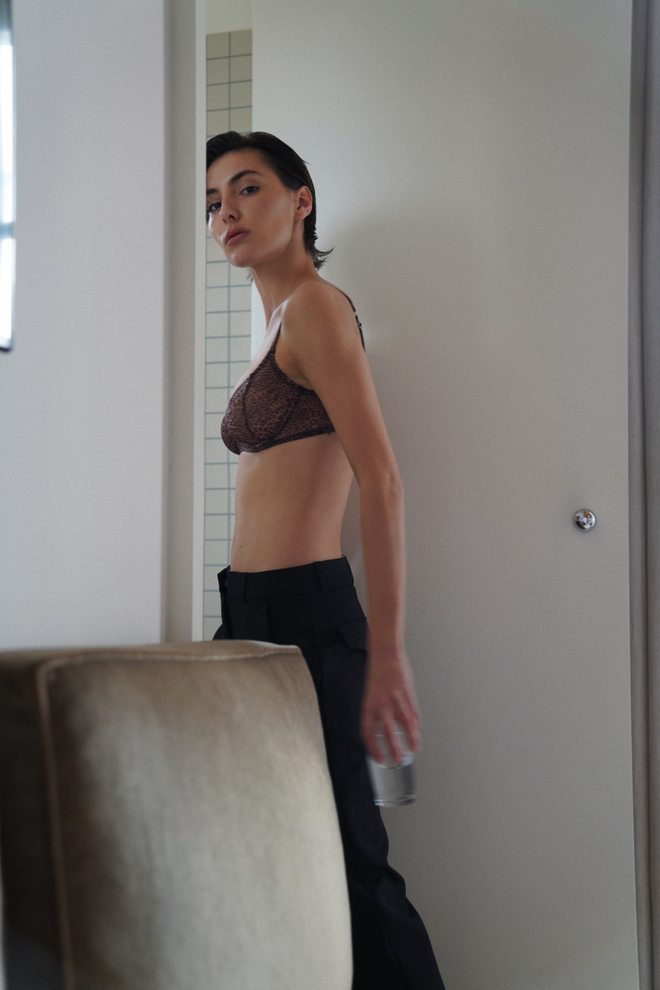 Бюстгалтер mesh strip panther