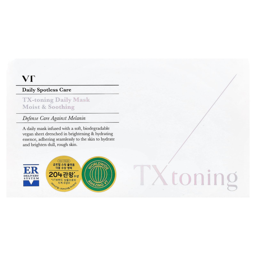 VT Cosmetics, OX-toning, ежедневная маска для лица, 30 шт., 320 г