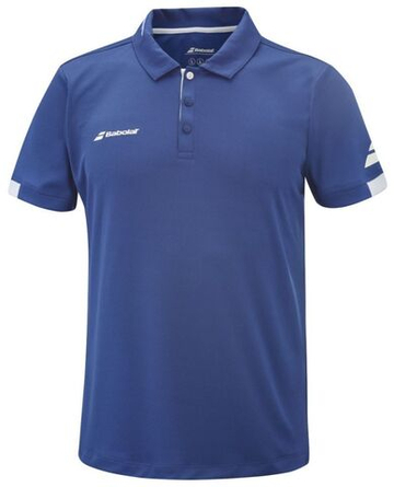 Футболка для мальчика теннисная Babolat Play Polo Boy - sodalite blue