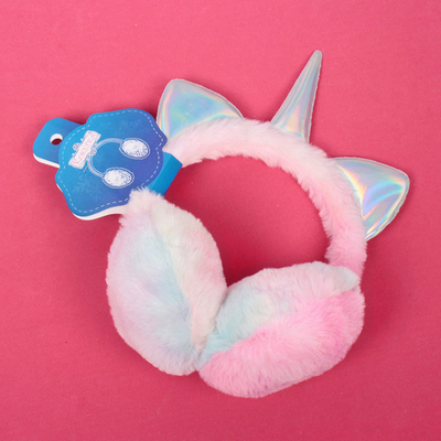 Наушники меховые «Salon Teplo», единорожек, цвет как на фото, ( подвес Ultramarine)