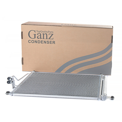 Радиатор кондиционера (с ресивером) KIA Rio II 05-11 GANZ GIC06139