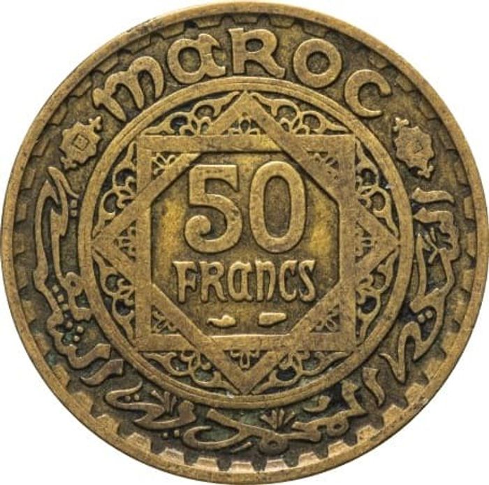 50 франков 1952 Марокко