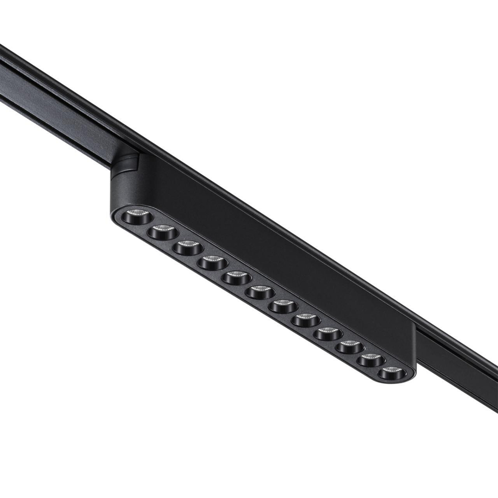 359242 SHINO NT23 179 черный Трековый светильник для низковольтного шинопровода IP20 LED 12W 48V 1140Лм 3000К SMAL