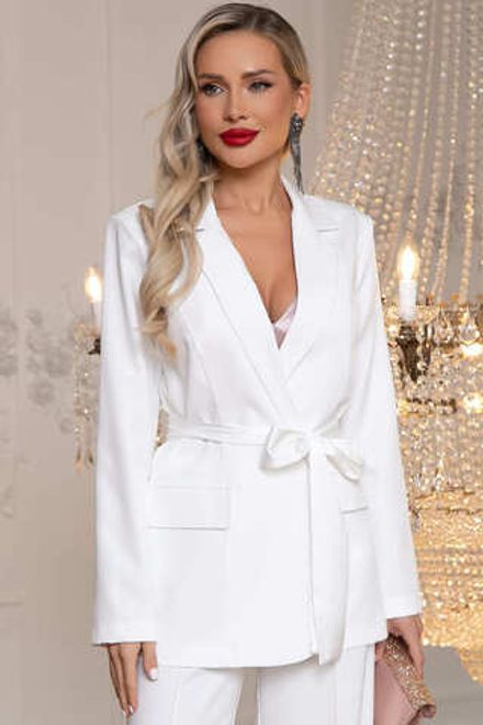 Жакет классический Гран-при (белый) Б14374-33М LT Collection