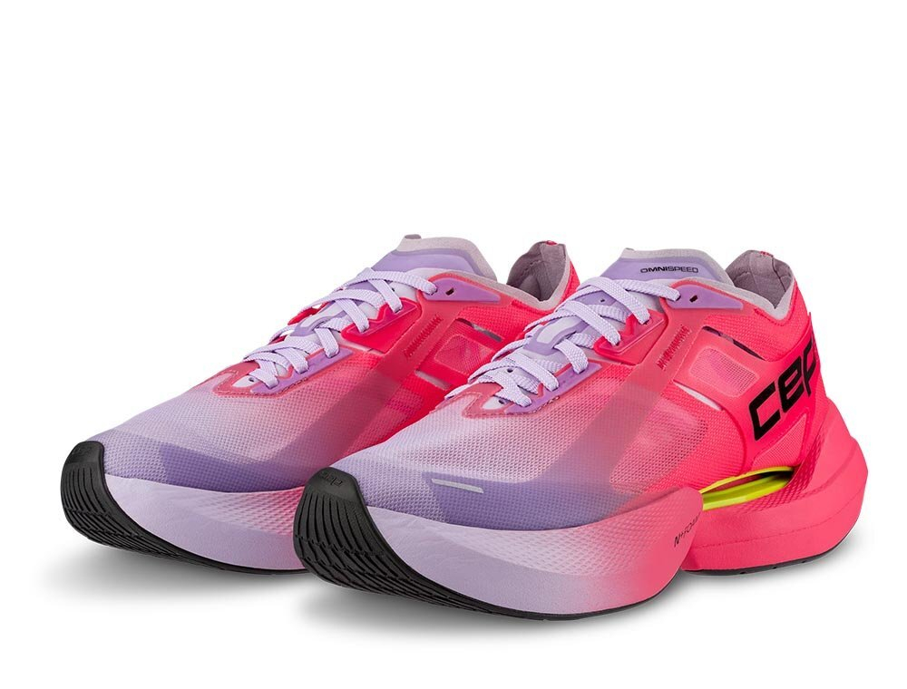 Кроссовки для бега женские Cep Pro Run Omnispeed Bowtech Shoes W Розово-Фиолетовые