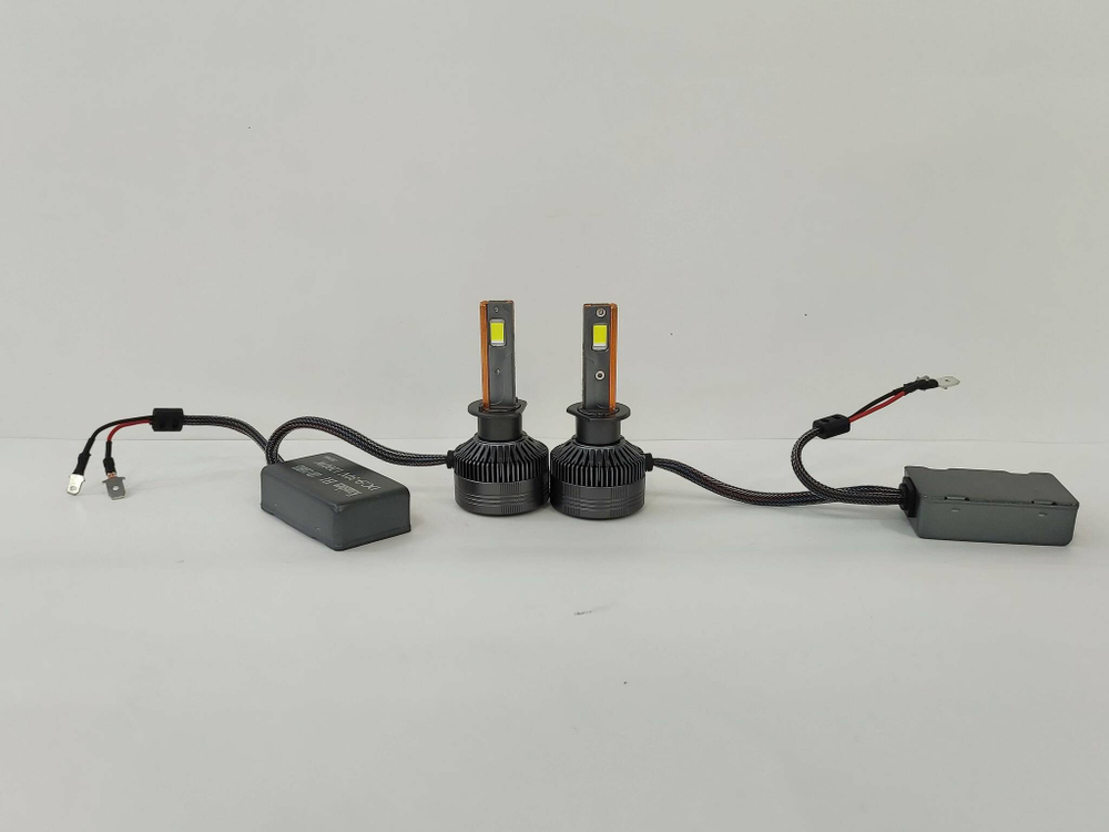 H1 / Светодиодные (H1) лампы, KUAISHEN KS ПРЕМИУМ, 200 Вт, 12 Вольт (2 шт. / комплект)