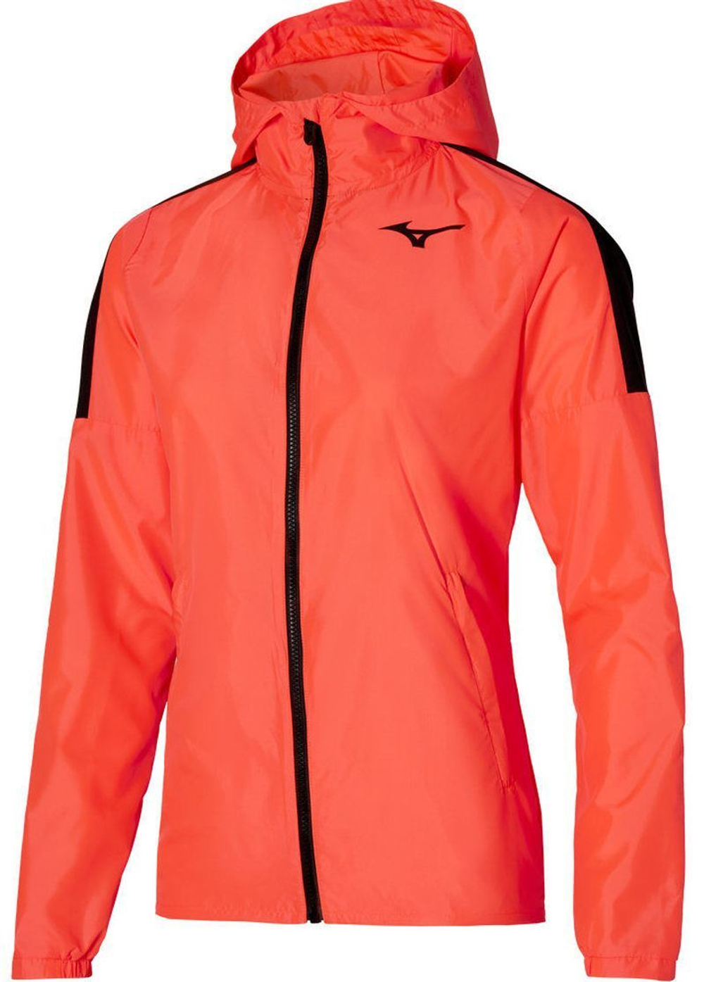 Мужская теннисная кофта Mizuno Hoody Jacket - fierry coral