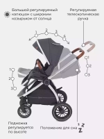 Коляска детская 2-в-1 "CRUISE" RA320 Jet Carbon