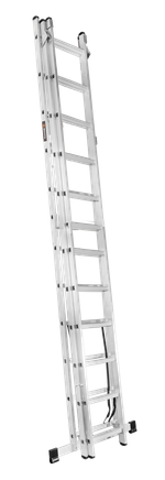 Лестница алюминиевая трехсекционная ВИХРЬ ЛА 3х12