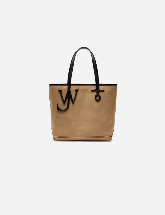 Сумка JW Anderson Leather-Trimmed Canvas Tote Bag