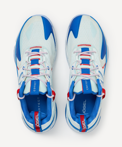 Кроссовки баскетбольные JÖGEL Contest, голубой/красный