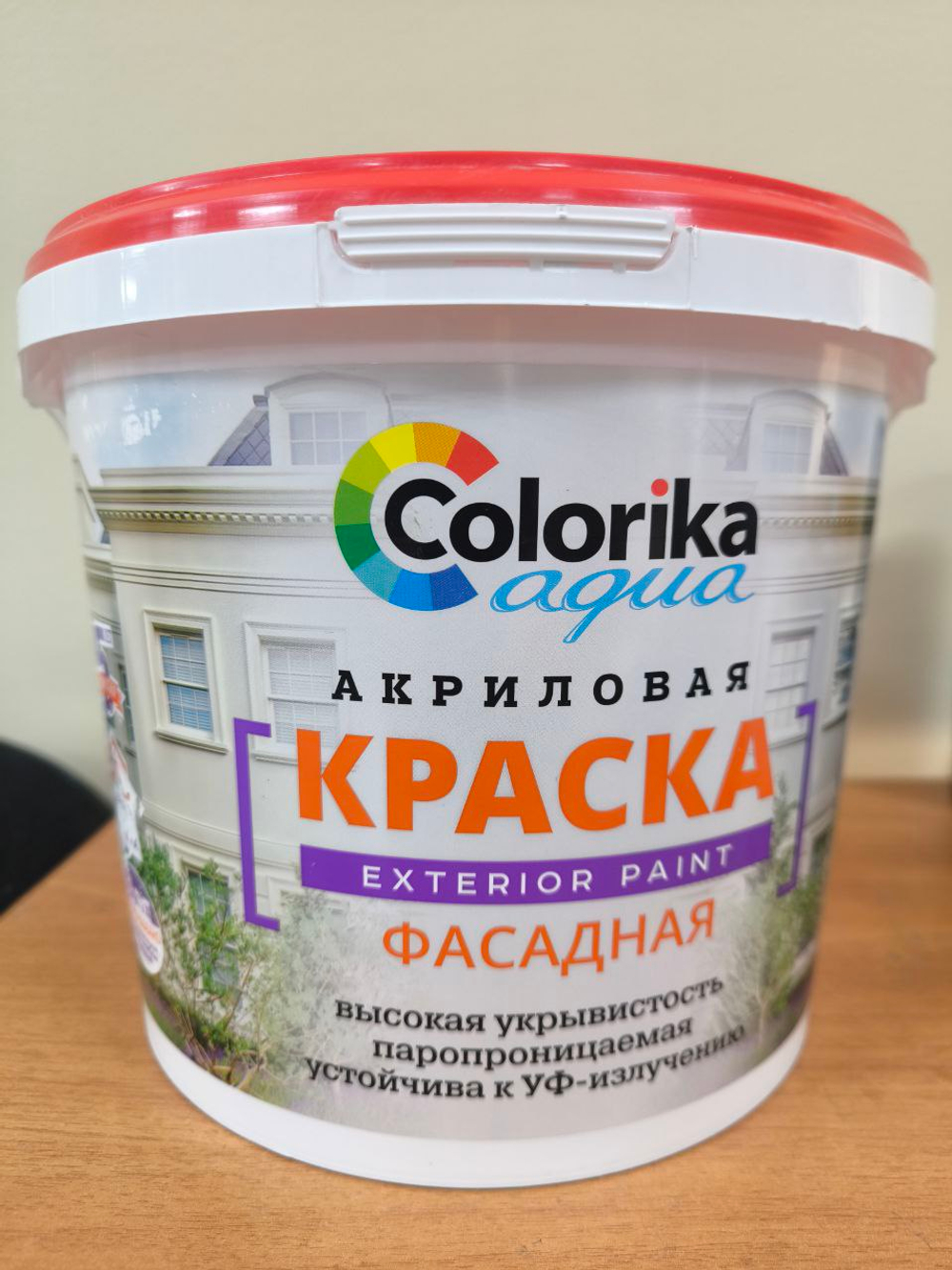 Краска фасадная акриловая "COLORIKA AQUA" 14 кг