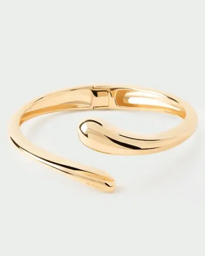 Браслет Orbit Bangle серебро 925 пробы покрытое золотом