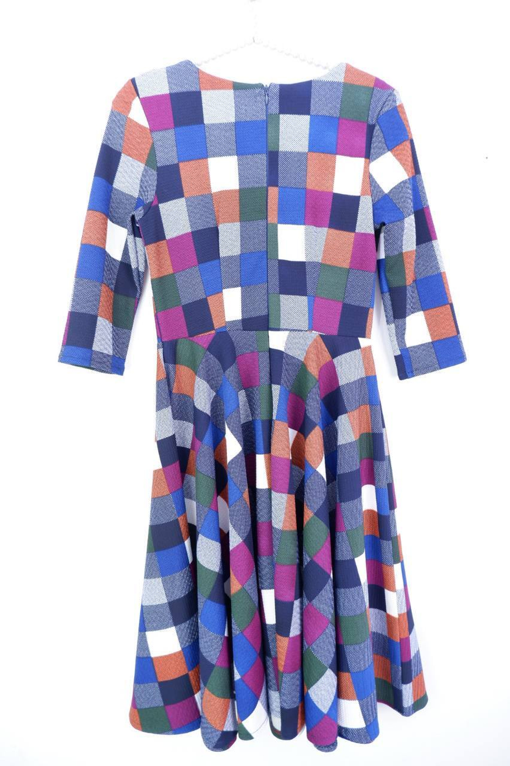 Платье COCOS в такую стильную клетку 40 размер