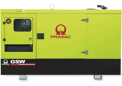 Дизельный генератор Pramac GSW 165 P в кожухе
