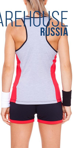 Женский топ теннисный Hydrogen Tech Star Tank Top - черный