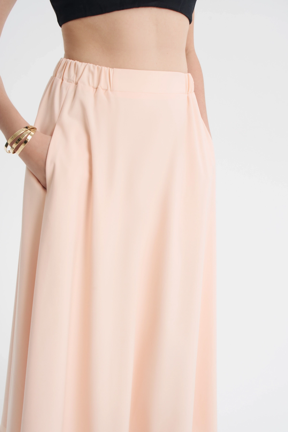 Юбка миди расклешенная