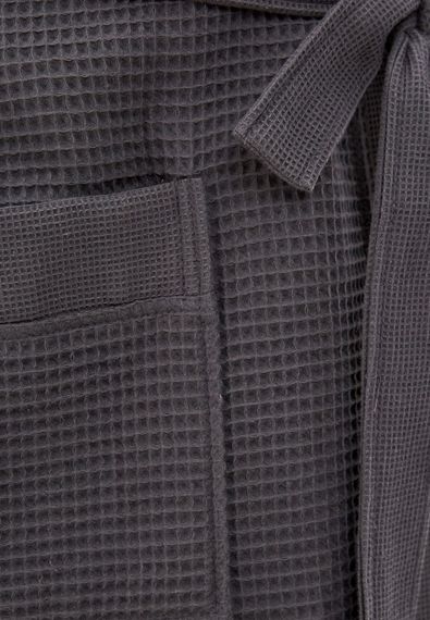 Гамлет (антрацит) S Мужской Халат с капюшоном