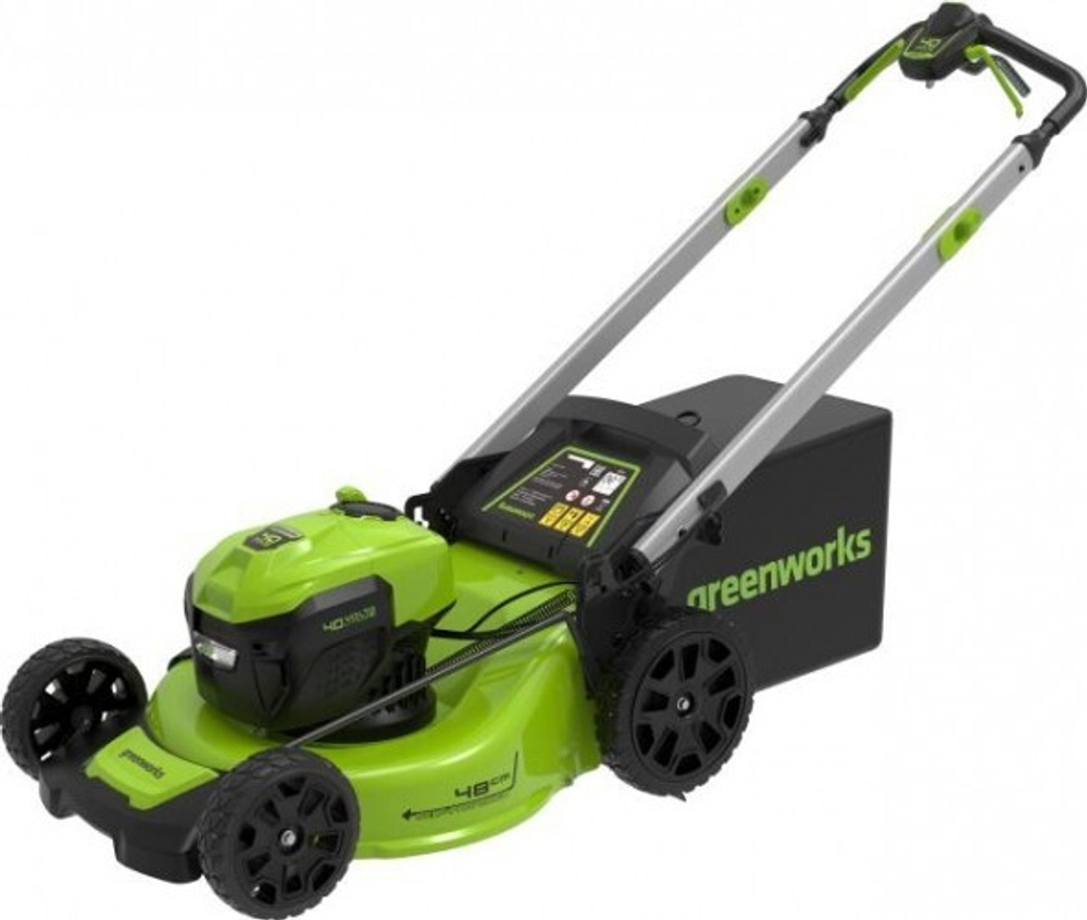 Газонокосилка аккумуляторная GREENWORKS GD40LM48SPК4 40V, самоходная 2517407UB