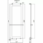 Полотенцесушитель Allen Brau Infinity 120х44 8.21003.GL