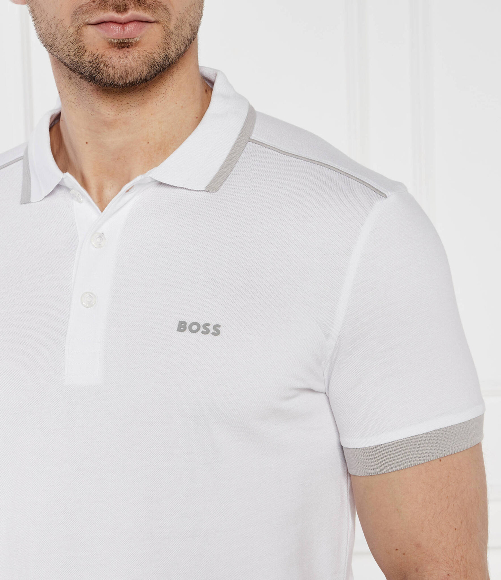 Поло Paddy BOSS GREEN - белый(50512995)