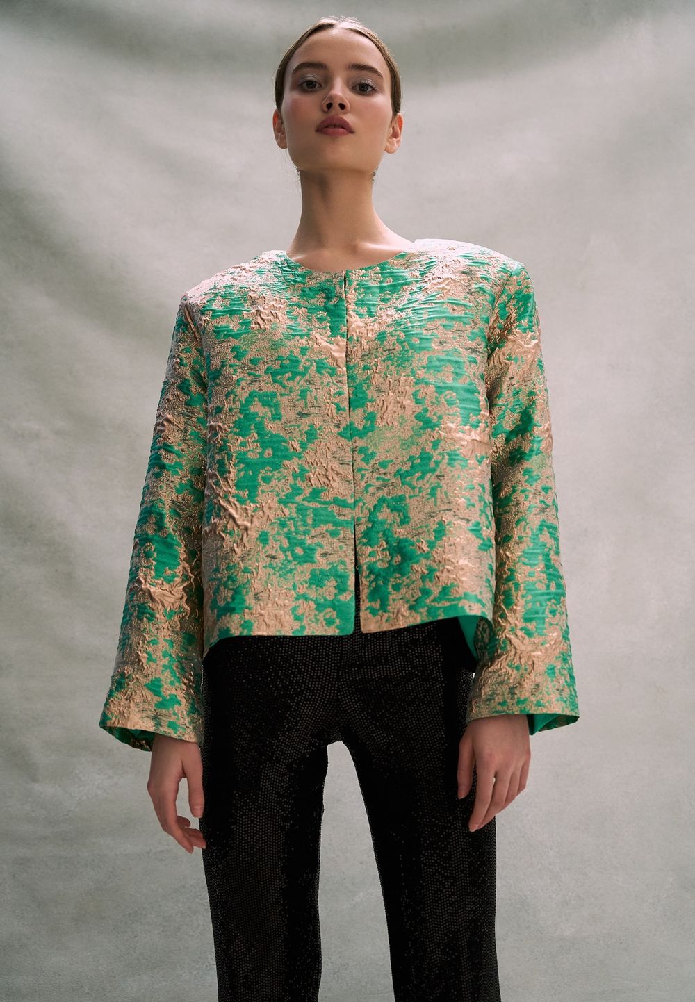 Oriental green jacket