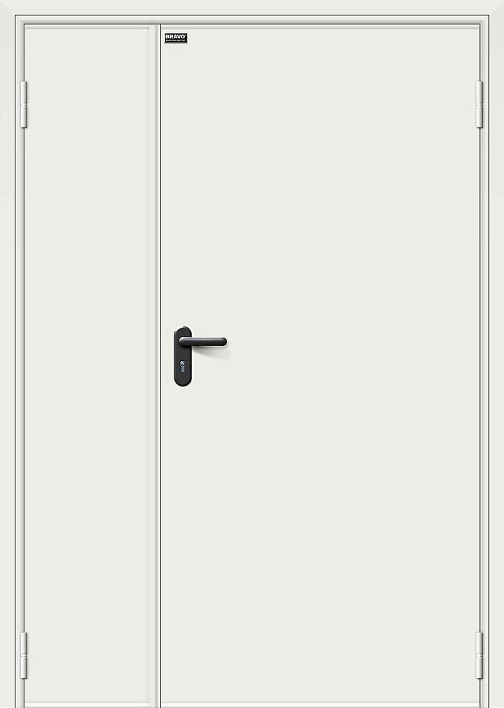 Дверь противопожарная ДП-1,5 Bravo EI60 205*125 правое открывание