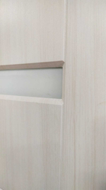 Дверь входная Лабиринт INFINITY 01 Сандал белый, стекло белое металлическая