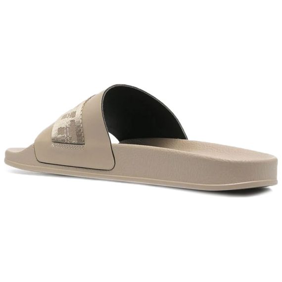 Off-White Caution Stripe Slide 'Light Khaki'