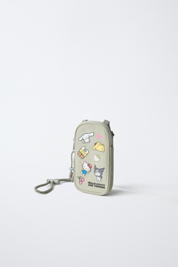 ZARA ЧЕХОЛ ДЛЯ МОБИЛЬНОГО ТЕЛЕФОНА HELLO KITTY AND FRIENDS ©, ЗЕЛЕНЫЙ