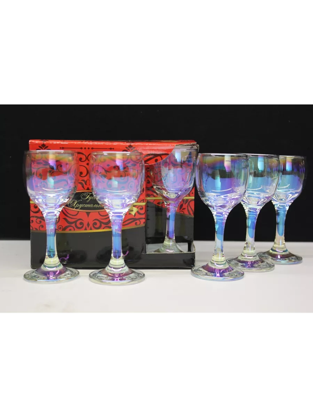 Подарочный набор рюмок Радужная коллекция