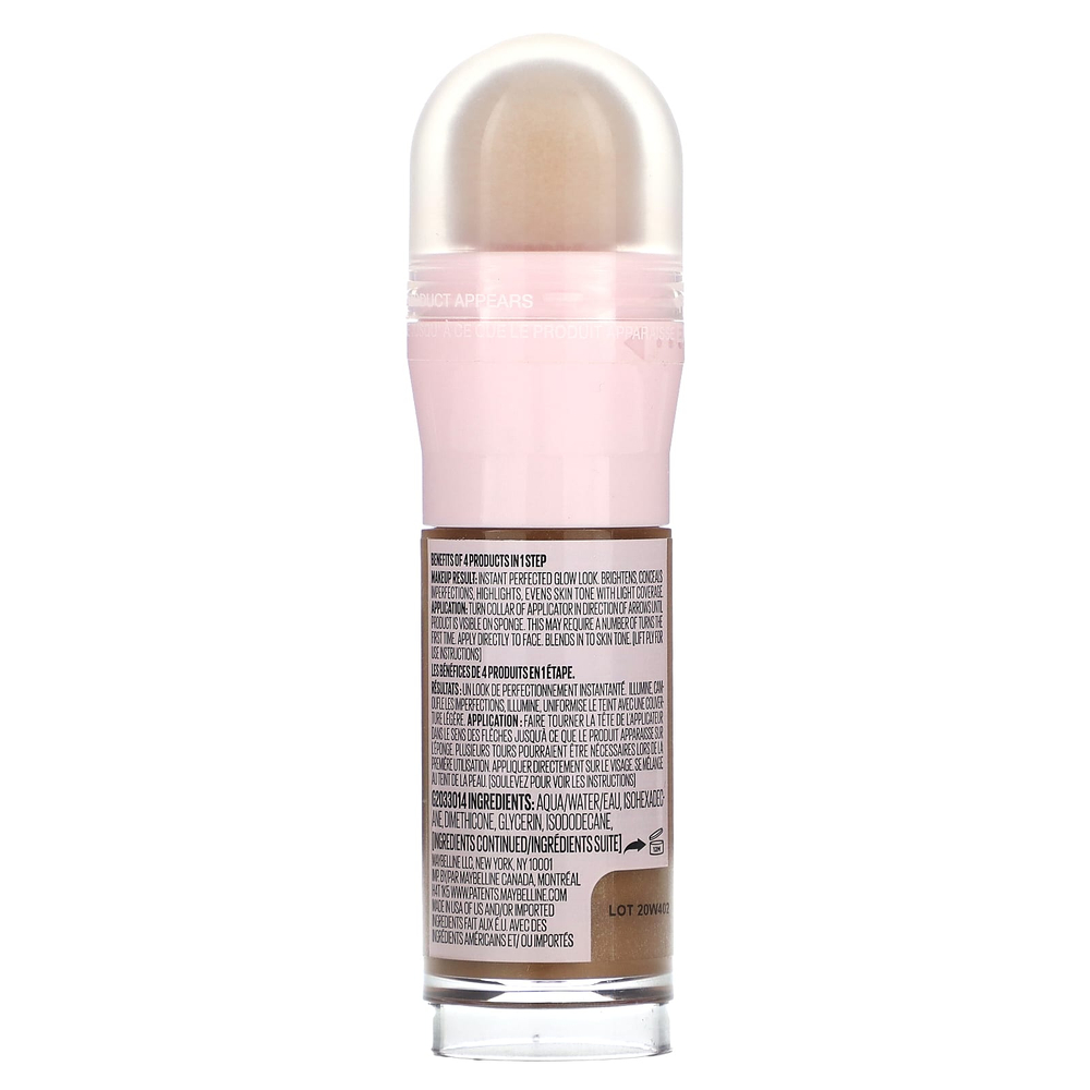 Maybelline, Instant Age Rewind, Perfector, сияющий макияж 4-в-1, 2,5 средне-глубокий теплый, 20 мл (0,68 жидк. унц.)