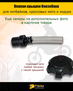 Клапан крышки бензобака для эндуро, питбайка, мотоцикла