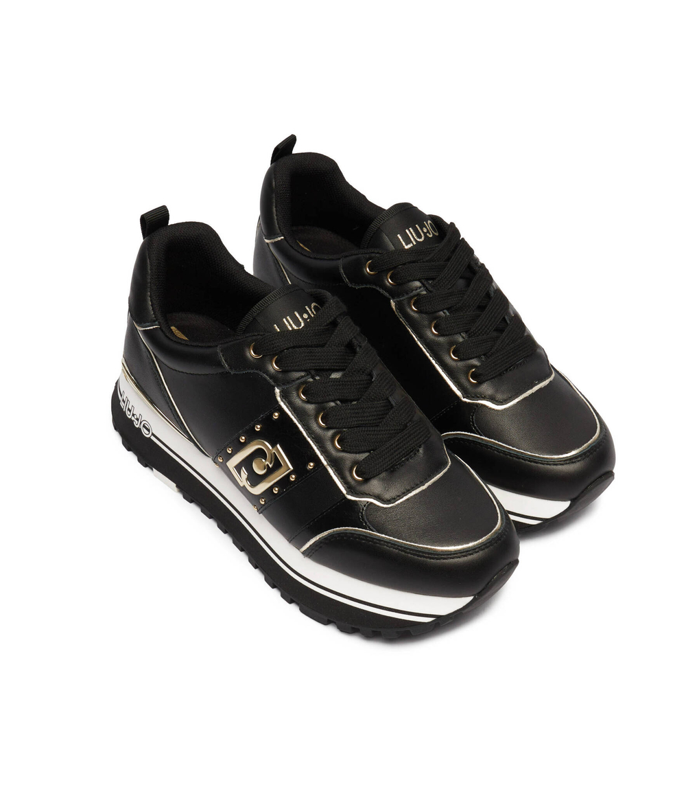 Кожаные кроссовки wonder Liu Jo - черный(BF4003 P0102)