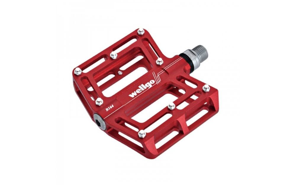 Педали BMX/Downhill алюминиевые B164 Red WELLGO