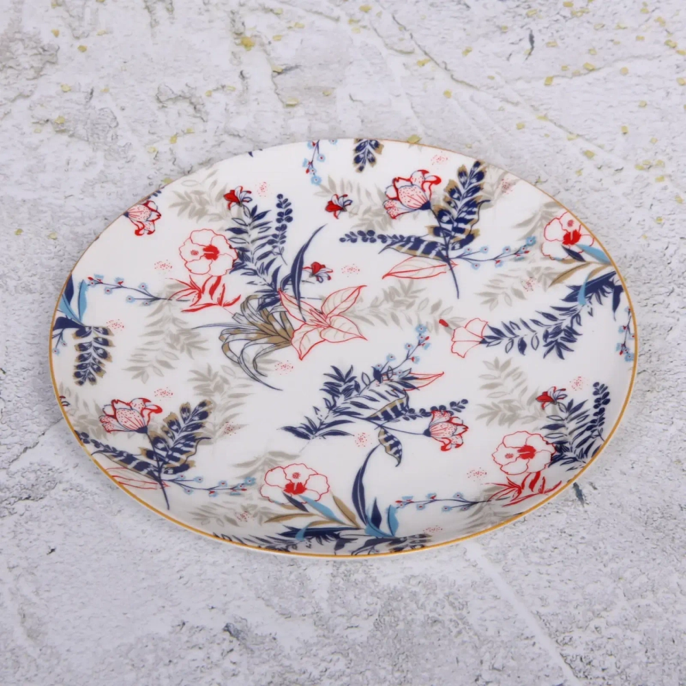 Тарелка керамическая «Paradise» 20см, белая