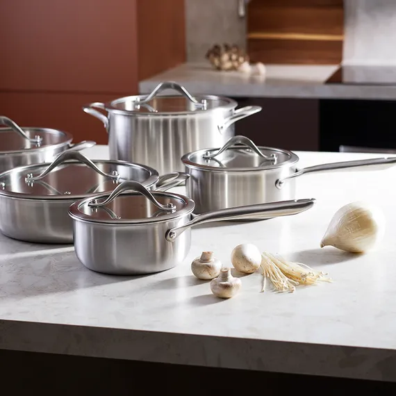 Ковш с крышкой 3ply etalon, D16 см, 1,4 л