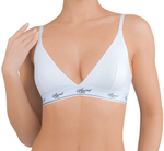 Бюстгальтер-топ без косточек с брендированной резинкой (Размер: S) (Цвет: черный)