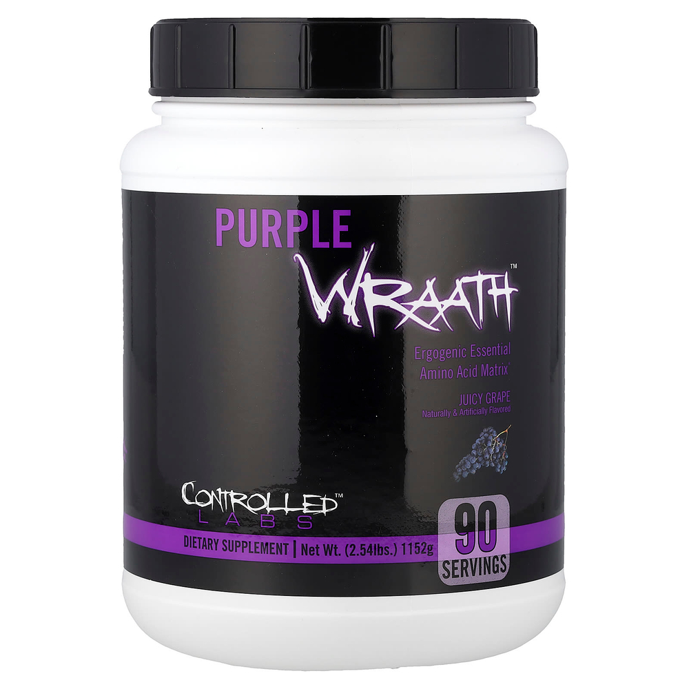 Controlled Labs, Purple Wraath™, сочный виноград, 1152 г (2,54 фунта)