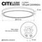 Потолочный светодиодный светильник Citilux Etalon CL750241