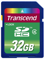 Карта памяти SDHC Transcend 32GB (TS32GSDHC4)