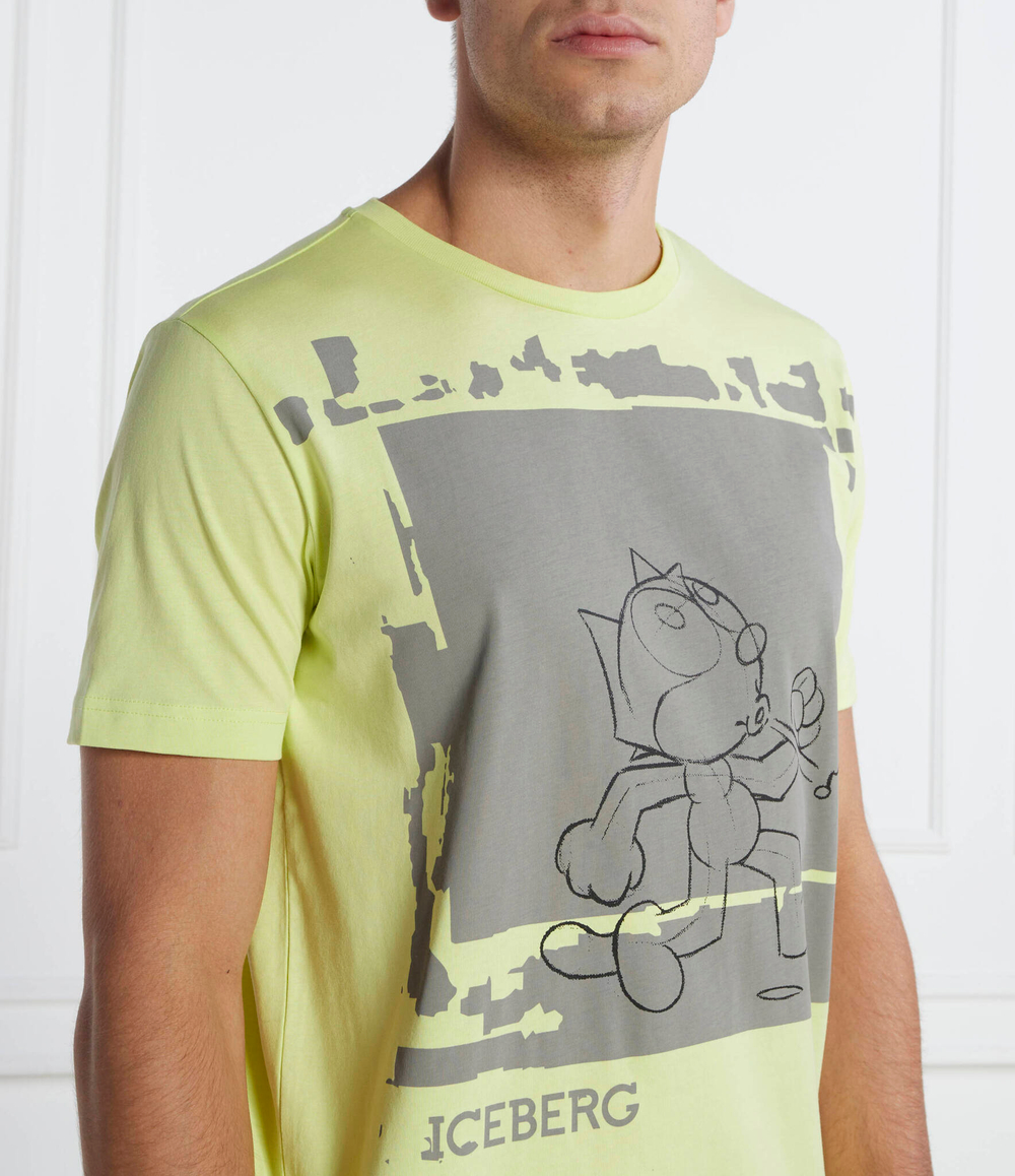 Футболка Iceberg - лимонный(242 I1P F018 6327)